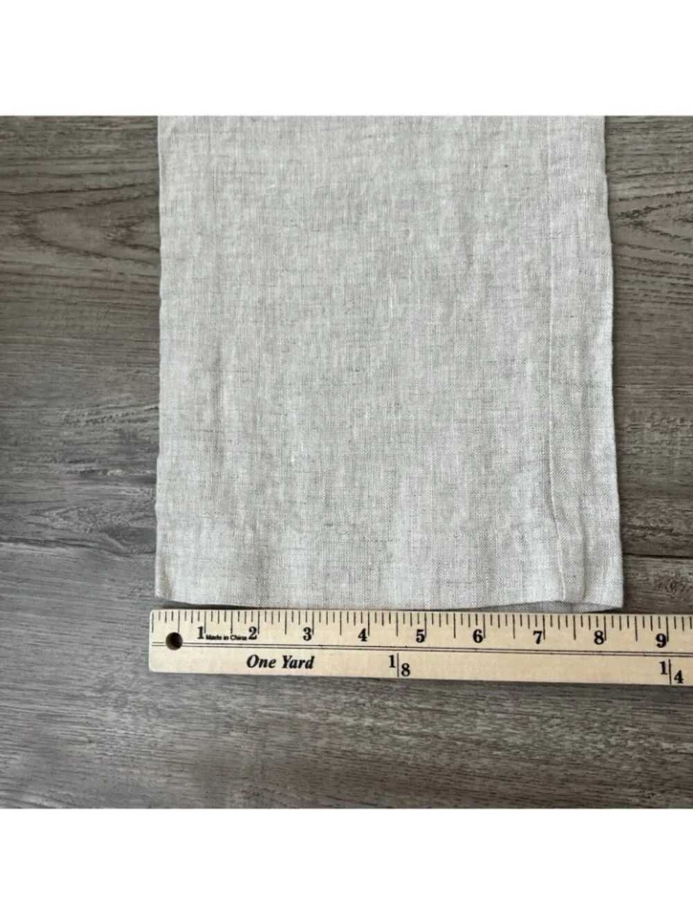 Reformation Freddie Straight Leg Linen Pants Womens 4 Natural Full‎ Length